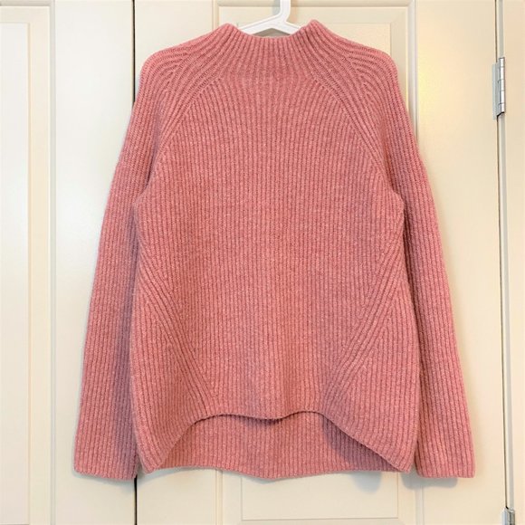 NWOT Madewell pink wool blend sweater
